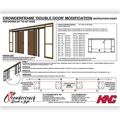 Madero - KN Crowder Pocket Door Kits